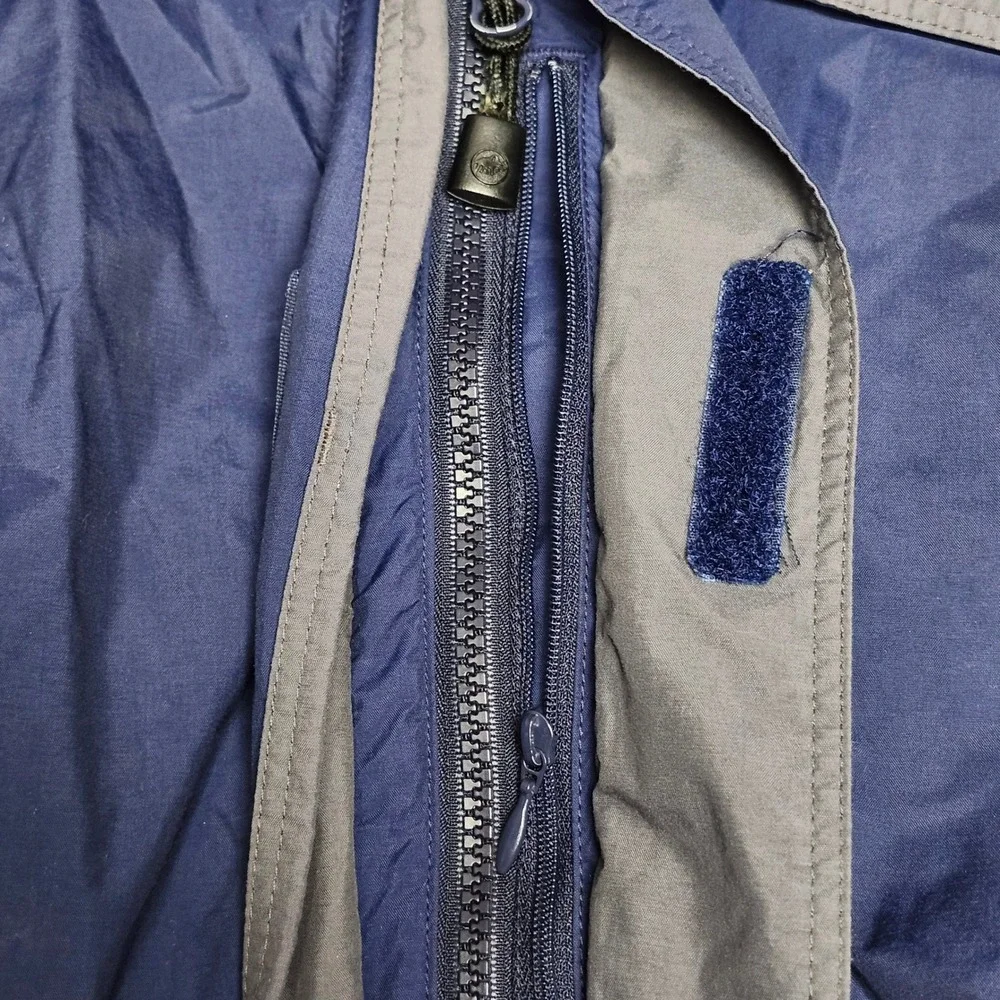 Y2K Mammut Gorpcore Technical Rain Jacket Navy Blue Mens Size L Waterproof